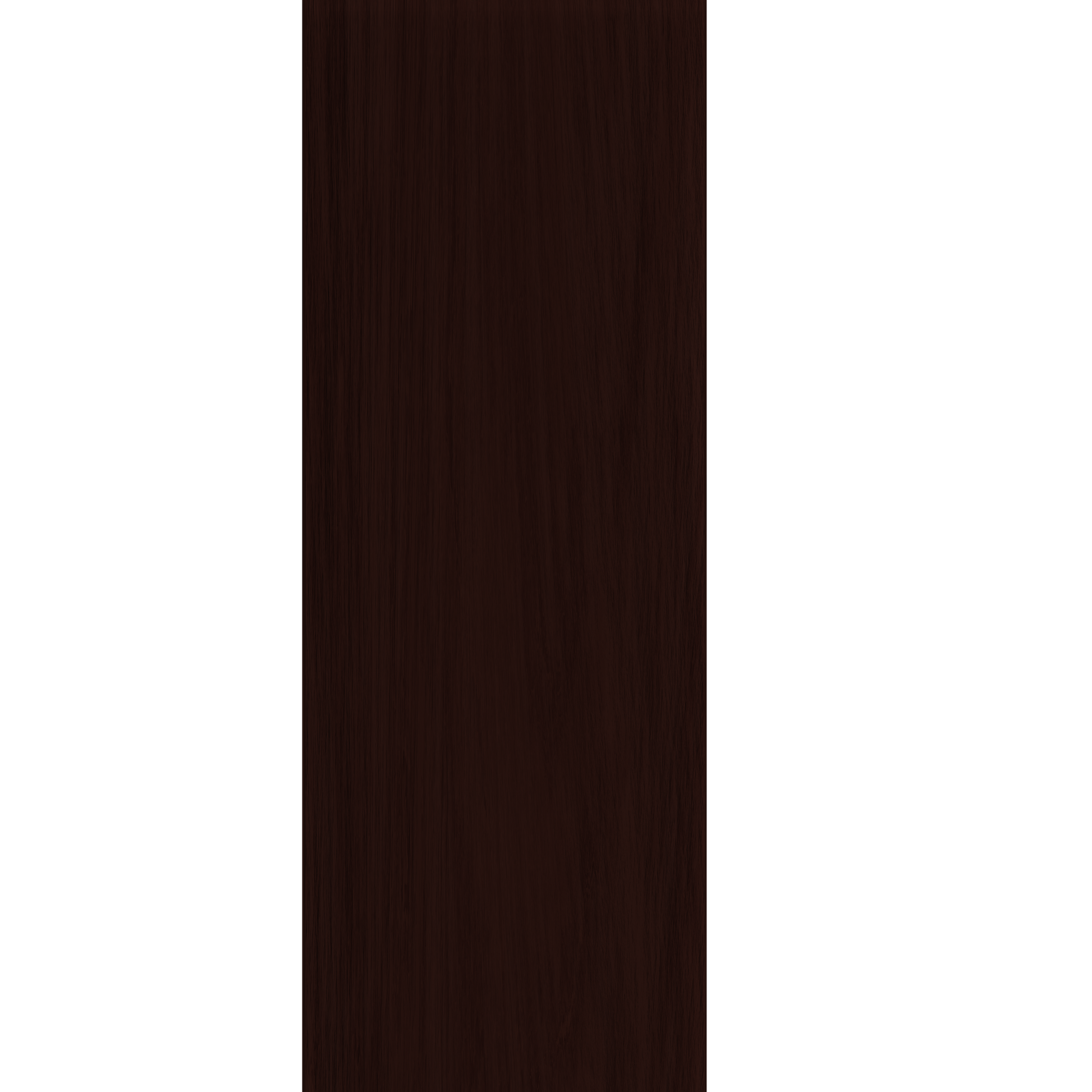 Murphy Door® dark reddish-brown wood panel with subtle vertical grain, suitable for a hidden door.