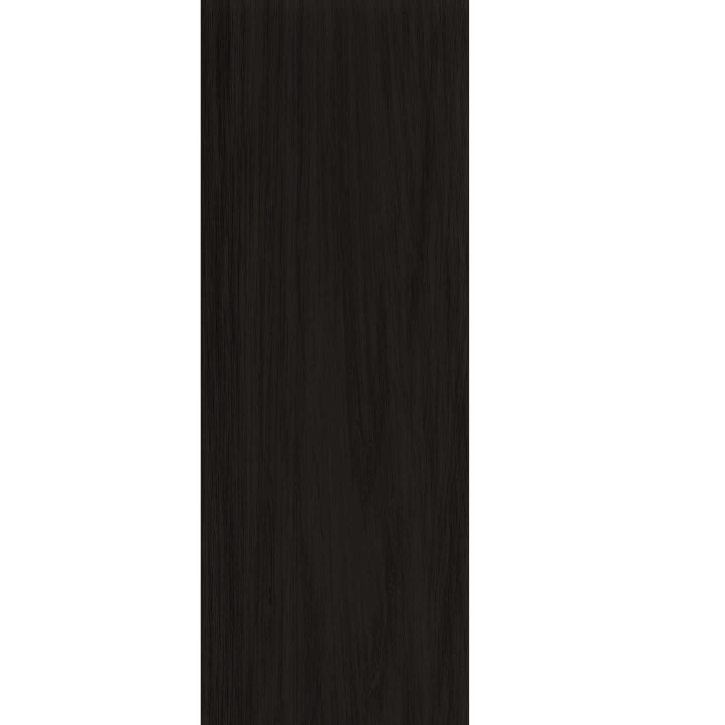 Murphy Door® dark wood hidden door with a uniform vertical grain texture.