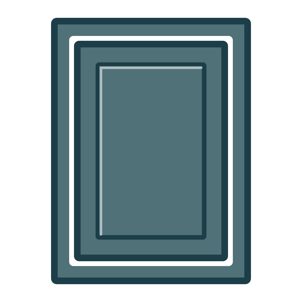 Lower Inset Shaker Cabinet Door (Single Door) (Paint Grade) — style icon