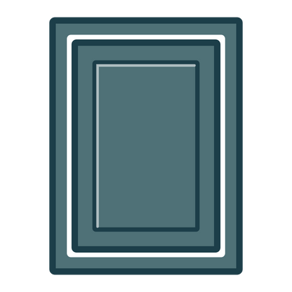 Lower Inset Shaker Cabinet Door (Single Door) (Paint Grade) — style icon
