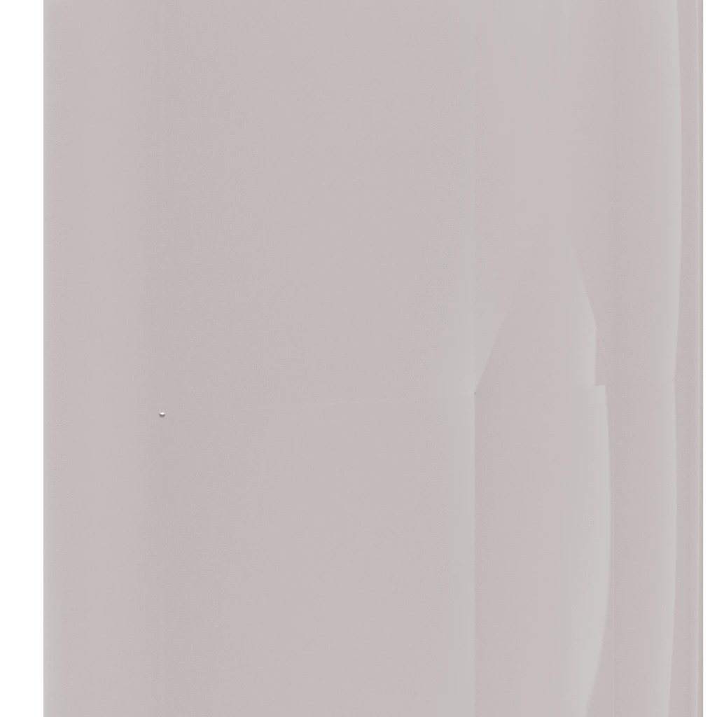 Minimalist Murphy Door® light gray hidden panel door, featuring a dark frame edge and subtle vertical seams.