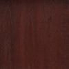 Rich mahogany wood finish with smooth, polished texture, showcasing Murphy Door's® elegant material option for hidden doors.