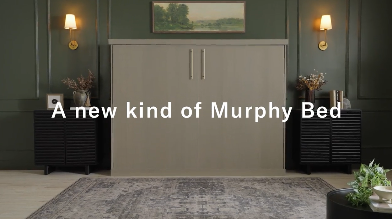 Load video: Humorous video showing how you can create more living space with a Murphy Bed.