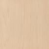 Light beige wooden surface with vertical grain pattern, showcasing Murphy Door's® natural wood finish option.