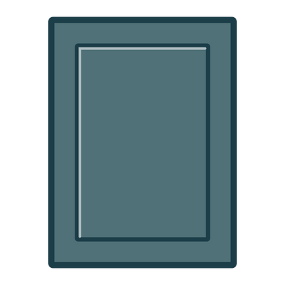 Upper Shaker Cabinet Door (White Oak) (Single Door) — style icon