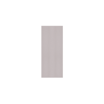 Murphy Door® sleek light gray hidden door panel on a black background.