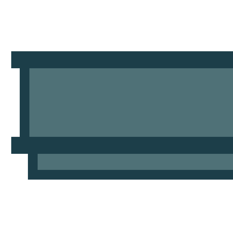 Murphy Door® blue-grey hidden door panel with dark top, bottom, and left frame.