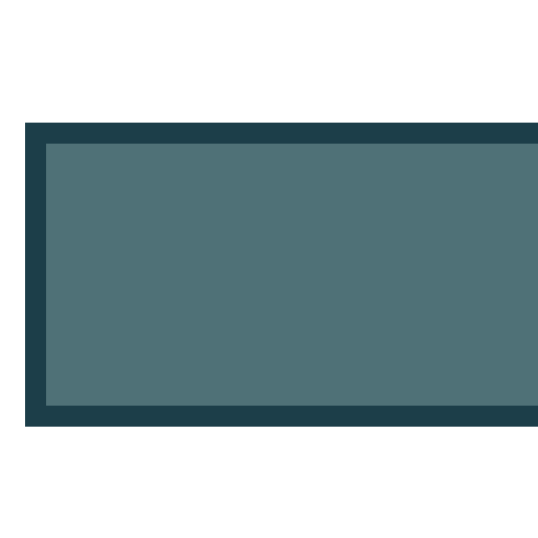 Murphy Door® Standard Front Entablature (TFL) (Single Door) in muted blue-green, Flush Mount 2.0 design.