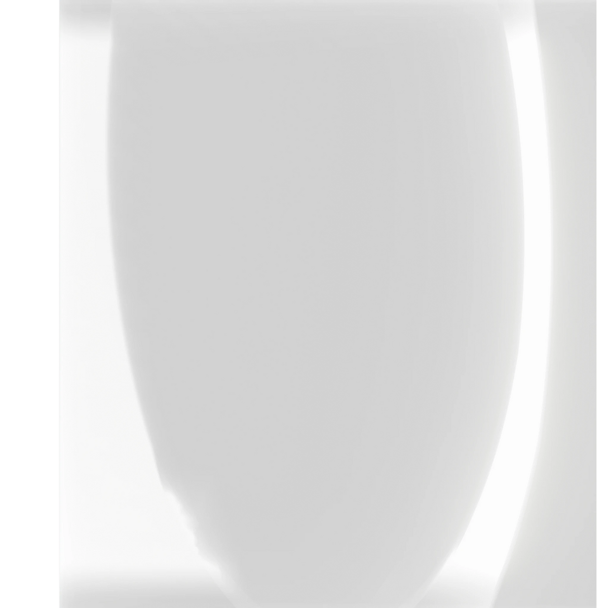 Murphy Door® sleek white curved panel with a bright, reflective high-gloss finish.