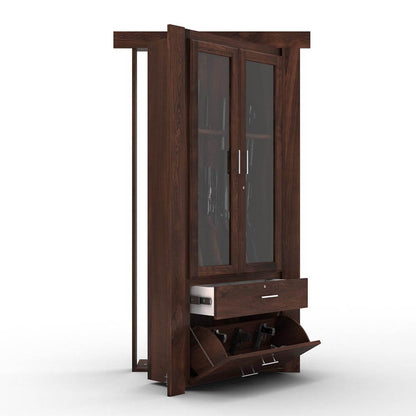 Hidden Flush Mount Maple Gun Cabinet Door - Murphy Door, Inc.