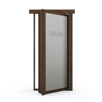 Single Flush Mount Oak Hidden Pantry Door - Murphy Door, Inc.