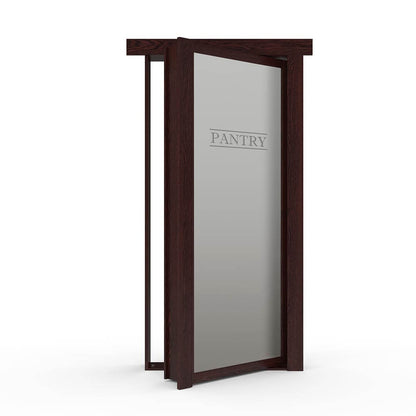 Single Flush Mount Oak Hidden Pantry Door - Murphy Door, Inc.