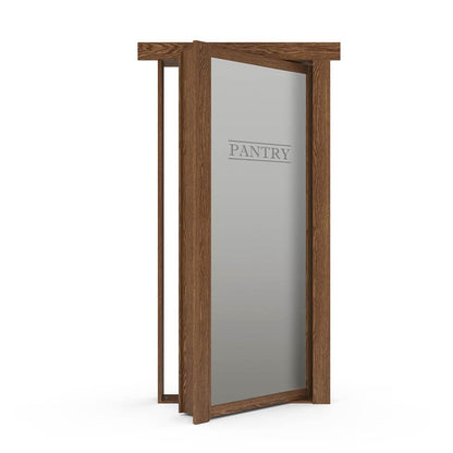 Single Flush Mount Oak Hidden Pantry Door - Murphy Door, Inc.
