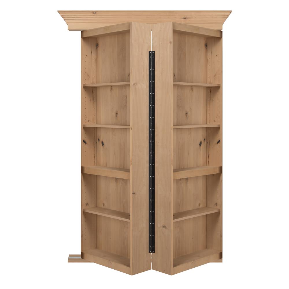 Bi-Folding Bookcase Hidden Door - Murphy Door, Inc.