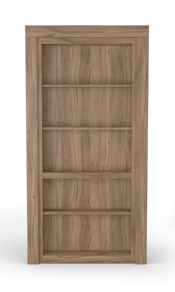 Traditional Single Bookcase - Murphy Door, Inc.
