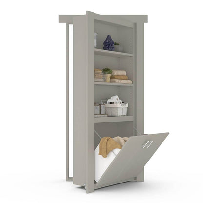Hidden Flush Mount Paint Grade Hamper Door - Murphy Door, Inc.