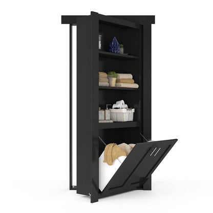 Hidden Flush Mount Paint Grade Hamper Door - Murphy Door, Inc.