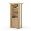 Hidden Flush Mount Paint Grade Spice Rack Door - Murphy Door, Inc.