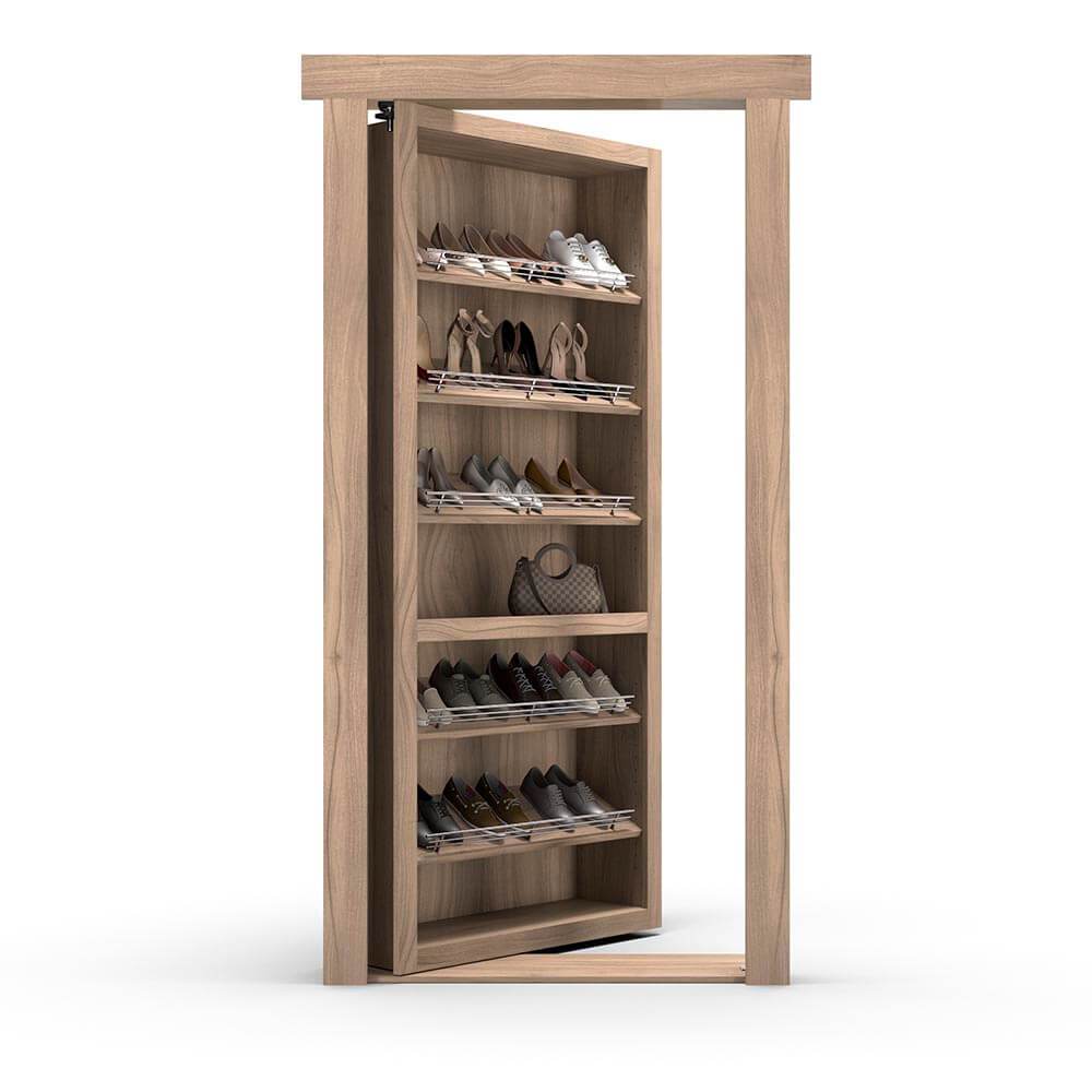 Concealed hot sale shoe rack