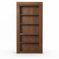 Single Flush Mount Hidden Knotty Alder Bookcase Door - Murphy Door, Inc.