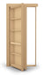 Single Flush Mount Paint Grade Hidden Bookcase Door - Murphy Door, Inc.