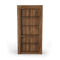Single Flush Mount Walnut Hidden Bookcase Door - Murphy Door, Inc.
