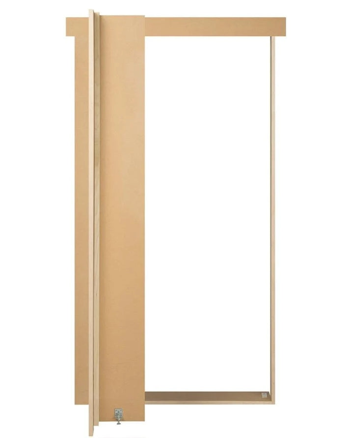 Unassembled Paint Grade Flush Mount Bookcase Door Murphy Door